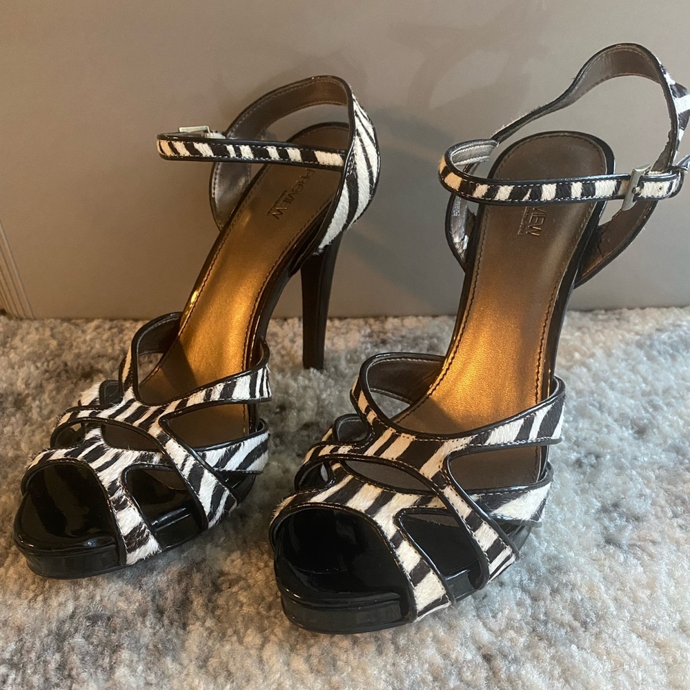 Zebra Print Heels